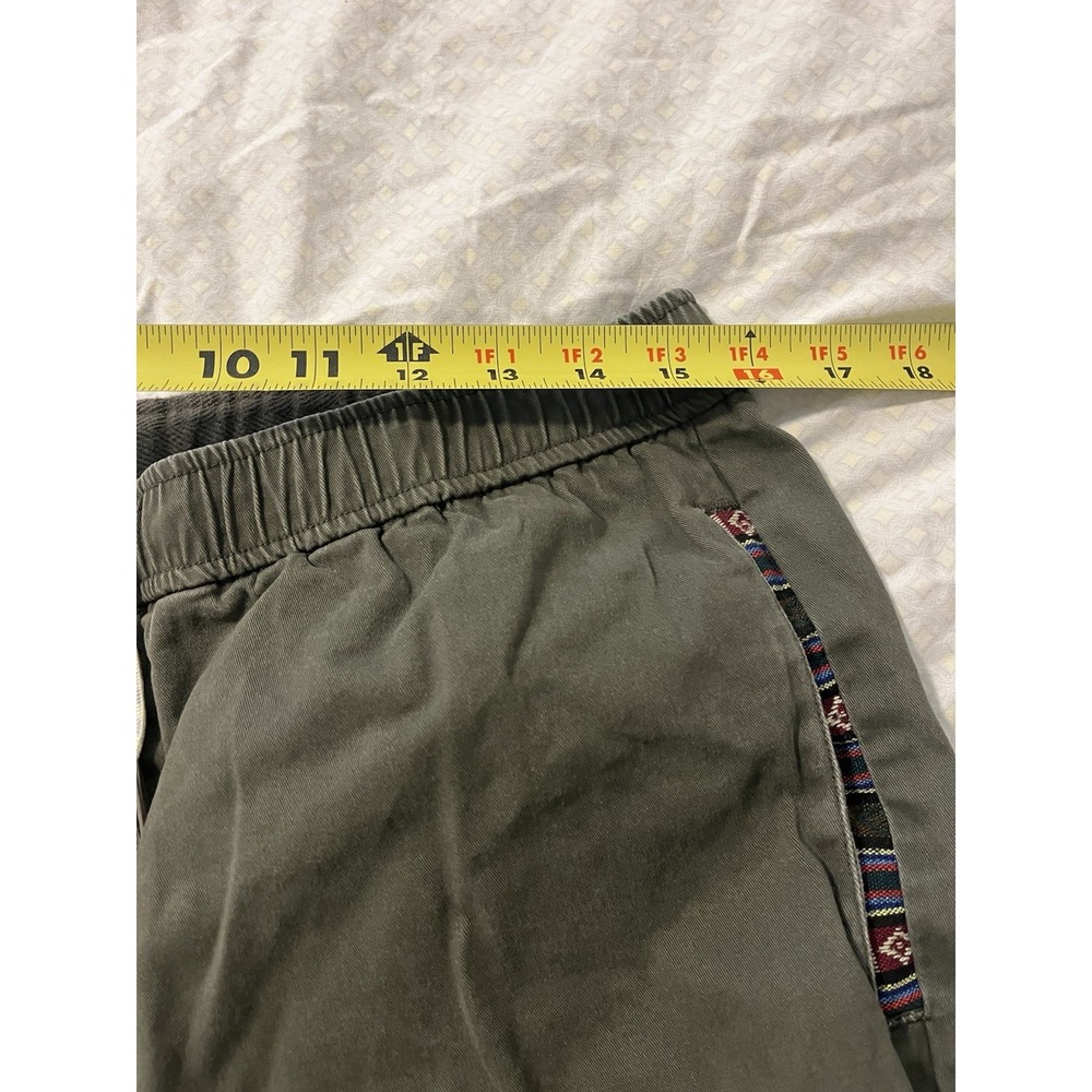 Wowie Rambler Jogger Men L Green Casual Stretch Tapered Canvas Elastic - Picture 2 of 8
